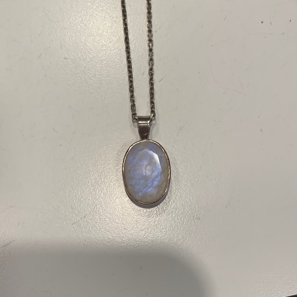 Rainbow Moonstone Necklace
